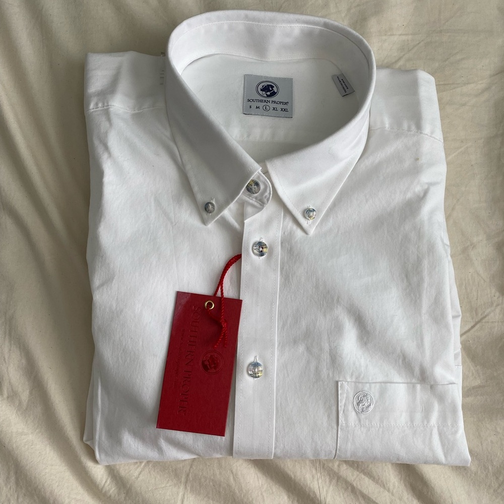 NWT Southwern Proper Men’s Sz L Weekend Button Down Shirt $85